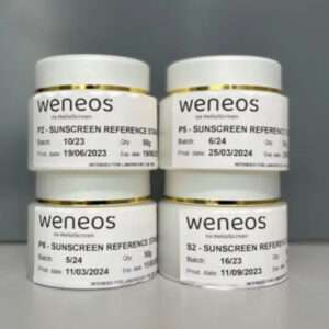 Sunscreen and Cosmetics Testing 9 Weneos HelioScreen P2-P5-P8-S2 Sunscreen Reference Standards