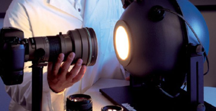 Camera setup for light recalibration.