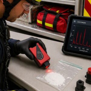 Raman spectrometer used by first-responders to identify white powders drugs, explosives etc - Wasatch Photonics
